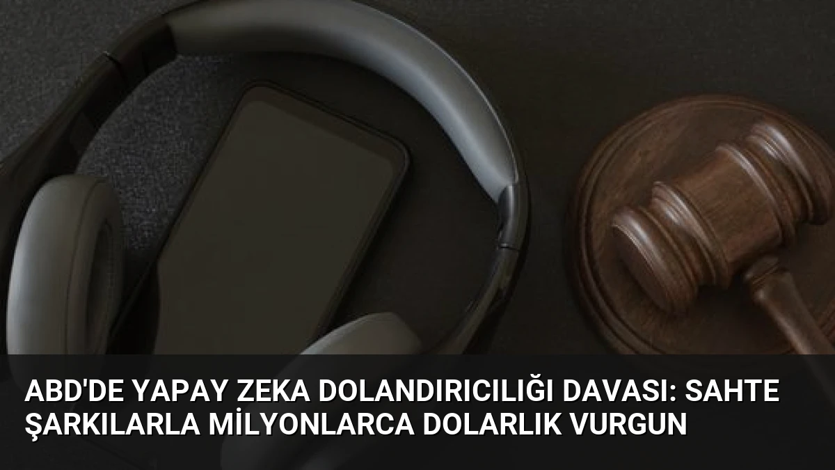 ABD’de Yapay Zeka Dolandırıcılığı Davası: Sahte Şarkılarla Milyonlarca Dolarlık Vurgun
