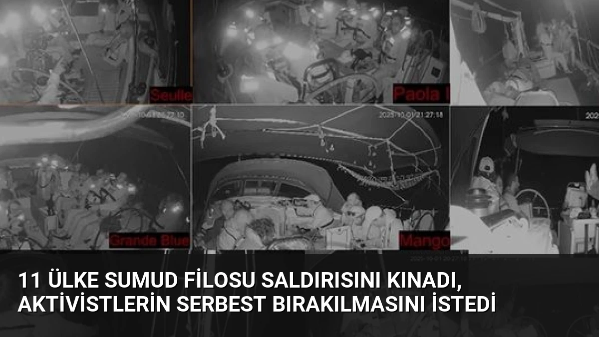 11 Ülke Sumud Filosu Saldırısını Kınadı, Aktivistlerin Serbest Bırakılmasını İstedi