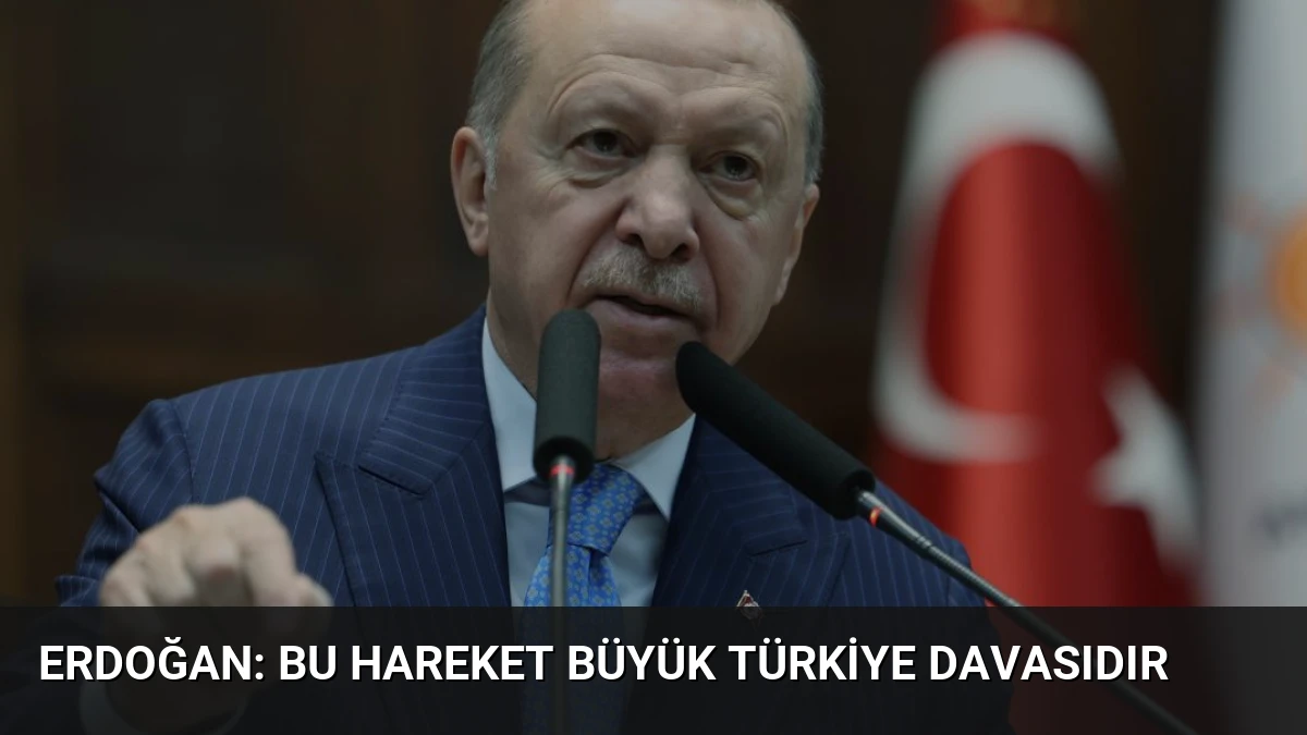 Erdoğan: Bu hareket büyük Türkiye davasıdır