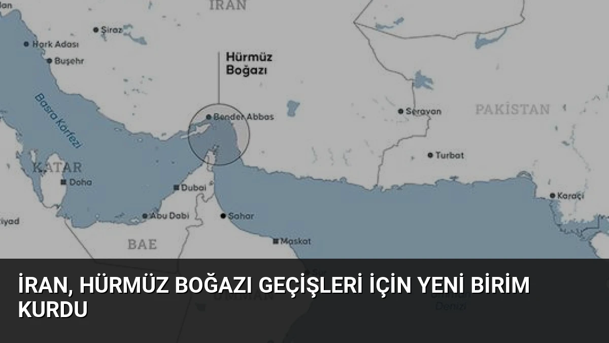 İran, Hürmüz Boğazı Geçişleri İçin Yeni Birim Kurdu