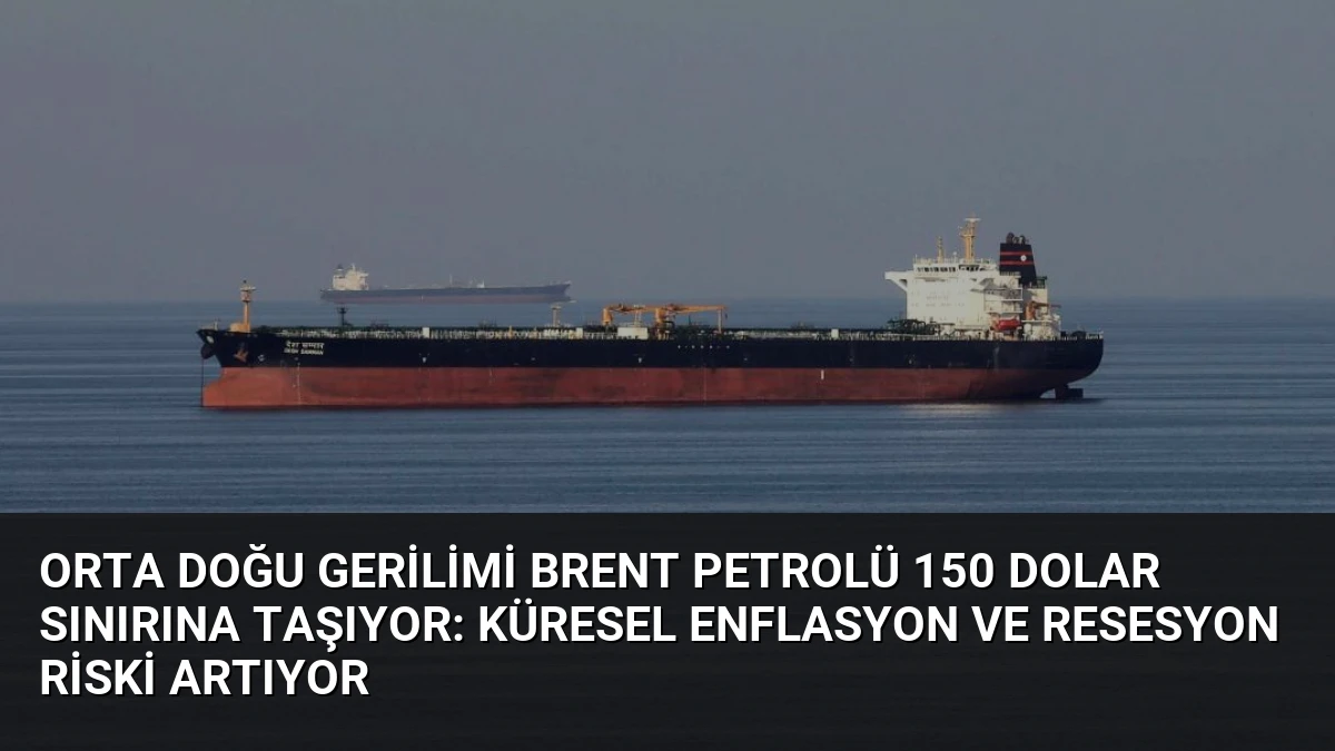 Orta Doğu Gerilimi Brent Petrolü 150 Dolar Sınırına Taşıyor: Küresel Enflasyon ve Resesyon Riski Artıyor