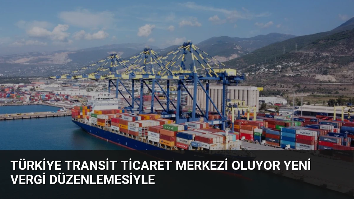 Türkiye Transit Ticaret Merkezi Oluyor Yeni Vergi Düzenlemesiyle