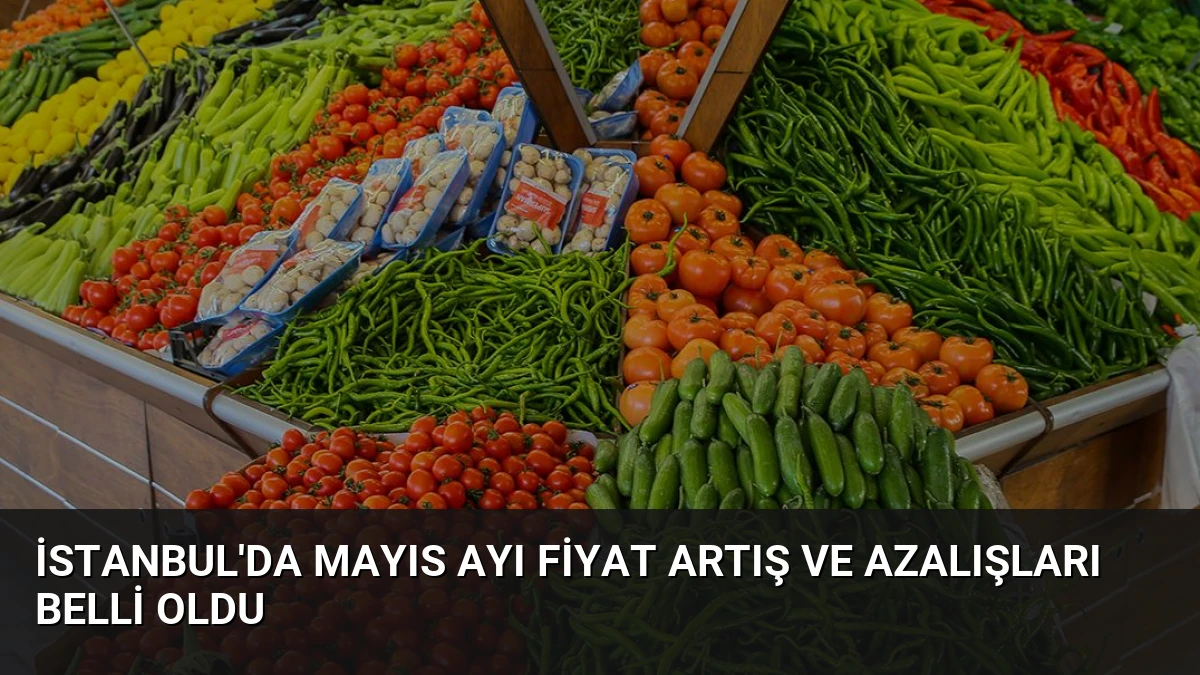 İstanbul’da Mayıs Ayı Fiyat Artış ve Azalışları Belli Oldu
