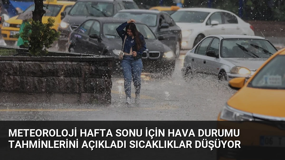 Meteoroloji Hafta Sonu İçin Hava Durumu Tahminlerini Açıkladı Sıcaklıklar Düşüyor