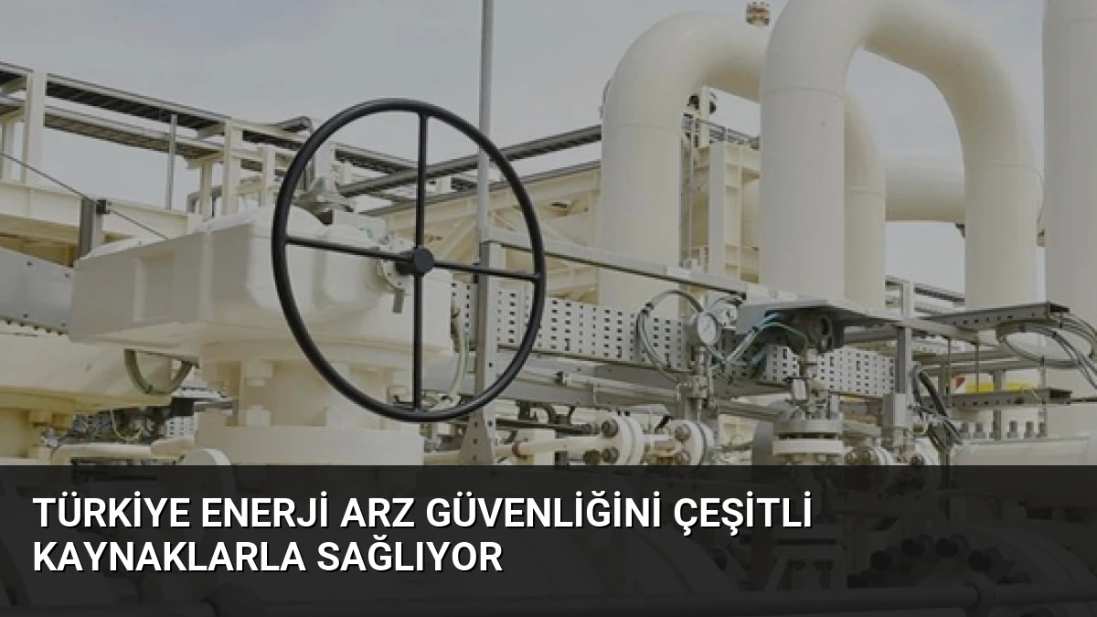 Türkiye Enerji Arz Güvenliğini Çeşitli Kaynaklarla Sağlıyor