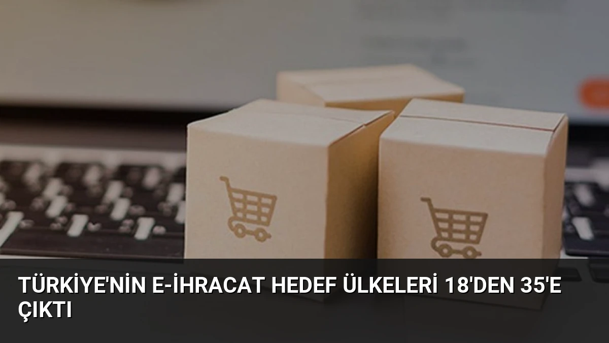 Türkiye’nin E-İhracat Hedef Ülkeleri 18’den 35’e Çıktı