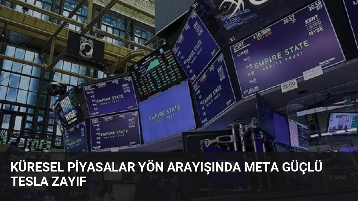 Küresel Piyasalar Yön Arayışında Meta Güçlü Tesla Zayıf